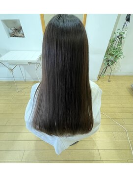 レッド(RED) 髪質改善シナジー縮毛矯正