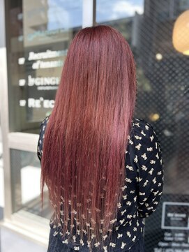 リエコー(RE'ECHO) プルエクステ／ピンク／春カラー