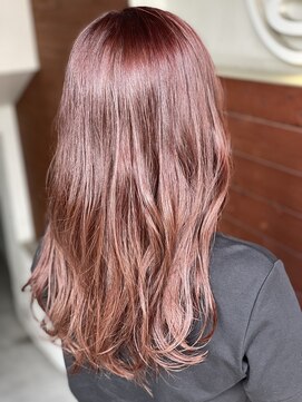 ヘア サークル ジープ 石井店(hair circle geep) 可愛いさ満点！ピンクベージュ