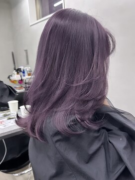 サイン 渋谷(SIGN) 【SIGN レイヤーカット】ラベンダー