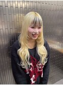 #プルエクステ#レイヤーカット#ハイトーン