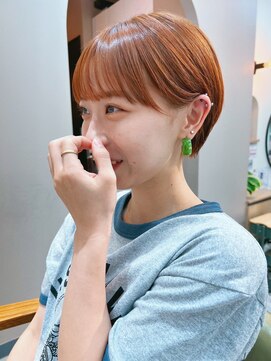 シビバイレボ(CIBI by revo) 地毛風カラー/ナチュラルレイヤーカット/ショートボブ[船橋]