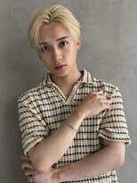 エイチ(H eitf)&nbsp;メンズハイトーン/センターパート/コンマバング