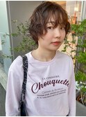 ショート×パーマ