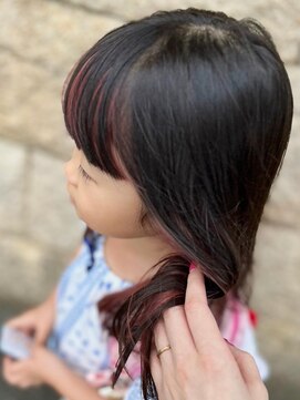 ミーティア バイ クアトロ(Meteor By QUATRO) インナーカラー アンブレラカラー ピンク