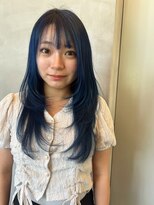 イキプラスディードットログ 大和八木駅前店(ikii+D.Log) レイヤー×ネイビーブルー