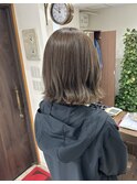 ブリーチなし透明感カラー