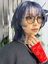 【ブリーチ×ウルフカット】ブリーチカラーにやりすぎないウルフで扱いやすく動きも出ます◎三ノ宮/元町