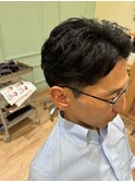 【かほ】癖毛×刈り上げマッシュ