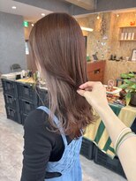 ジュール(JOULE'S)&nbsp;ロブヘア×インナーカラーベージュ＊