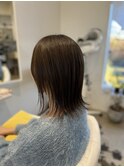 【つくば】大人ボブヘア☆切りっぱなし外ハネスタイル