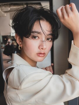 シオン(shion) 似合わせカットメルティカラーマロンベージュ_F80053