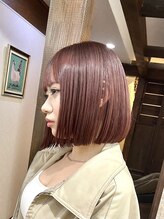 ララ(LALA) タッセルボブ×レッドカラー