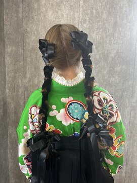 タイドヘアー 高槻店(TIDE HAIR) リボンアレンジ