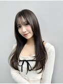 簡単スタイリングレイヤーツヤ髪スタイル