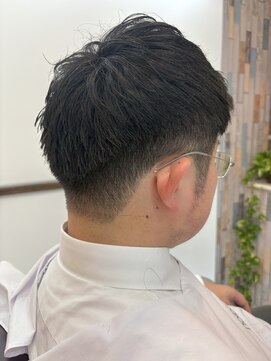 オオノ イキ堂島店(ONO) アップバング×シャドーフェード