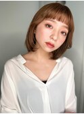 ぱっつん前髪ワンカールストレートボブディp1大宮20代30代40代