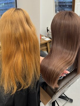 ハピネス 梅田茶屋町店(HAPPINESS) 韓国風レイヤーカット顔まわりくびれオルチャン梅田