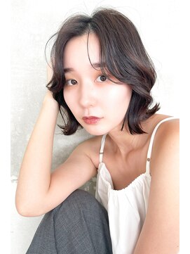 フィガロ ミーナ 東生駒店(FIGARO MINA) 2025 くびれボブ×大人レイヤー くびれヘア