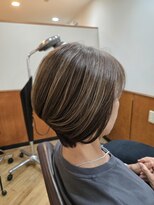 松本平太郎美容室 立川店&nbsp;【立川 　ハイライト　ショートボブ　30代40代50代60代◎】