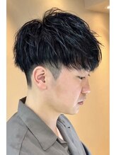 《*ゆるめのパーマで癖毛風、程よいパーマ感を再現可能*》＊ゆるめな質感でやりすぎない理想の癖毛風パーマ