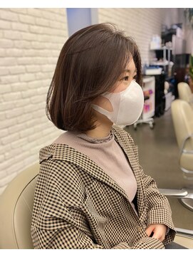 ディフィーノ 赤坂(DIFINO) タンバルモリ/韓国ヘア/レイヤーカット/顔周りレイヤー/暗髪