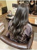 ハイライト　ウィービング　髪質改善カラー　レイヤーカット