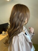 クッカ(qukka)&nbsp;mad ash greige color × long layer style