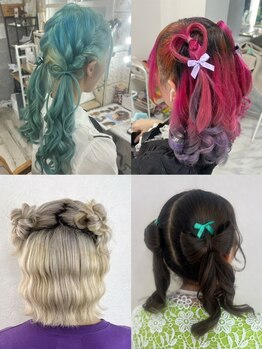 ヘアセット専門店 ナゴミ 池袋店(nagomi)の写真/★推し活・オタ活・LIVEなど各種イベントのセットが得意なサロン★レースアップ、ハート編み等～大歓迎！
