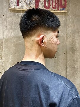 canvas. 川崎 men's メンズ/ハイトーン/ブリーチ フェードカット