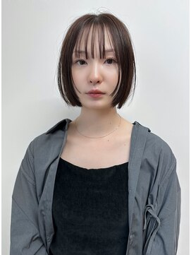 グローバルヘアー バランス(global hair BALANCE) 10代20代/ボブ/顔まわりレイヤー/秋カラー