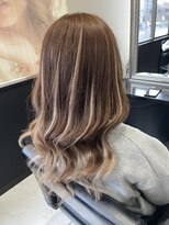 ヘアーデザイン ジェルム(Hair Design germe)&nbsp;ポイントエクステでプルエクハイライト