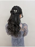 王道ハーフアップ