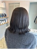 tuuli♪二日市店　暗髪透け感ヘアカラー(^^)