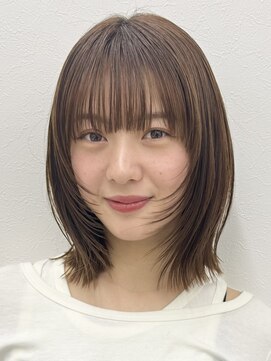 アイトーキョーエス 渋谷(AI TOKYO S) レイヤーボブ/オリーブベージュ/結べるボブ