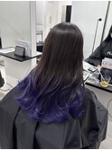 ブルーラベンダーグラデーションカラー