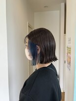 サラ 新宮店(SARA) 【新宮 古賀 東区】イヤリングカラー×ブルー