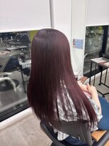 フィカ(fika) ワインレッド ロングヘア