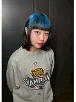 コエル(KOER)&nbsp;15. ダークブルー/ショート/インナーカラー