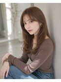 ロング×ベージュカラー×ナチュラルレイヤー