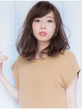 サンド 銀座(sand) 【sand JYO】大人可愛いニュアンスミディアムハニーヘアー