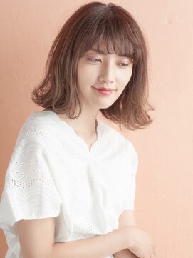 ミンクス 青山店(MINX) 透明感のある外ハネ#ミニマムボブ　#モード#3Dカラー