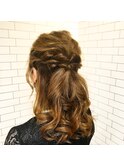 ASHLEY☆Yu-ya 結婚式ヘア ハーフアップ 野田 福島 美容室