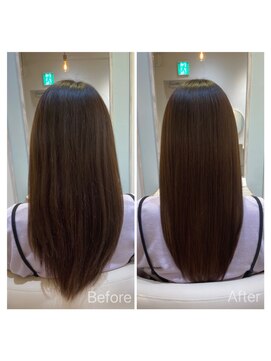 アンド ラ ブランシュ(&.La Blanche) 髪質改善大宮◎ブリーチ10回の髪に2度目の髪質改善