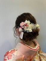 サロンド シルエット(SALON DE SILHOUETTE) 成人式アップスタイル