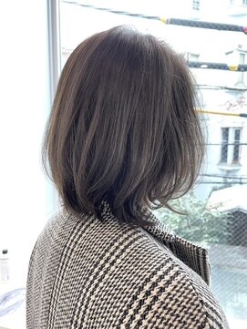 ニーフ 恵比寿(neaf) 白髪染め×ハイライト×オリーブグレー　市毛裕也