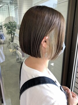 ワープ 青葉台(WARP) インナーカラー×ミニボブ