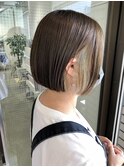 インナーカラー×ミニボブ
