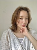 【イルミナカラーサファリ】　かきあげ前髪ミディアム
