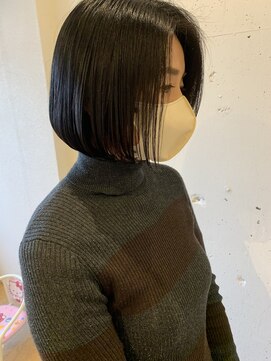 クマ(kuma.) 重めボブ♪